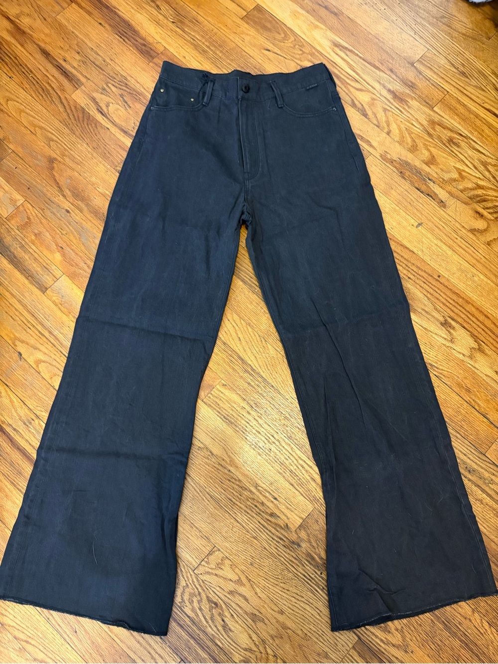 Women's Black Wide-Leg Pants